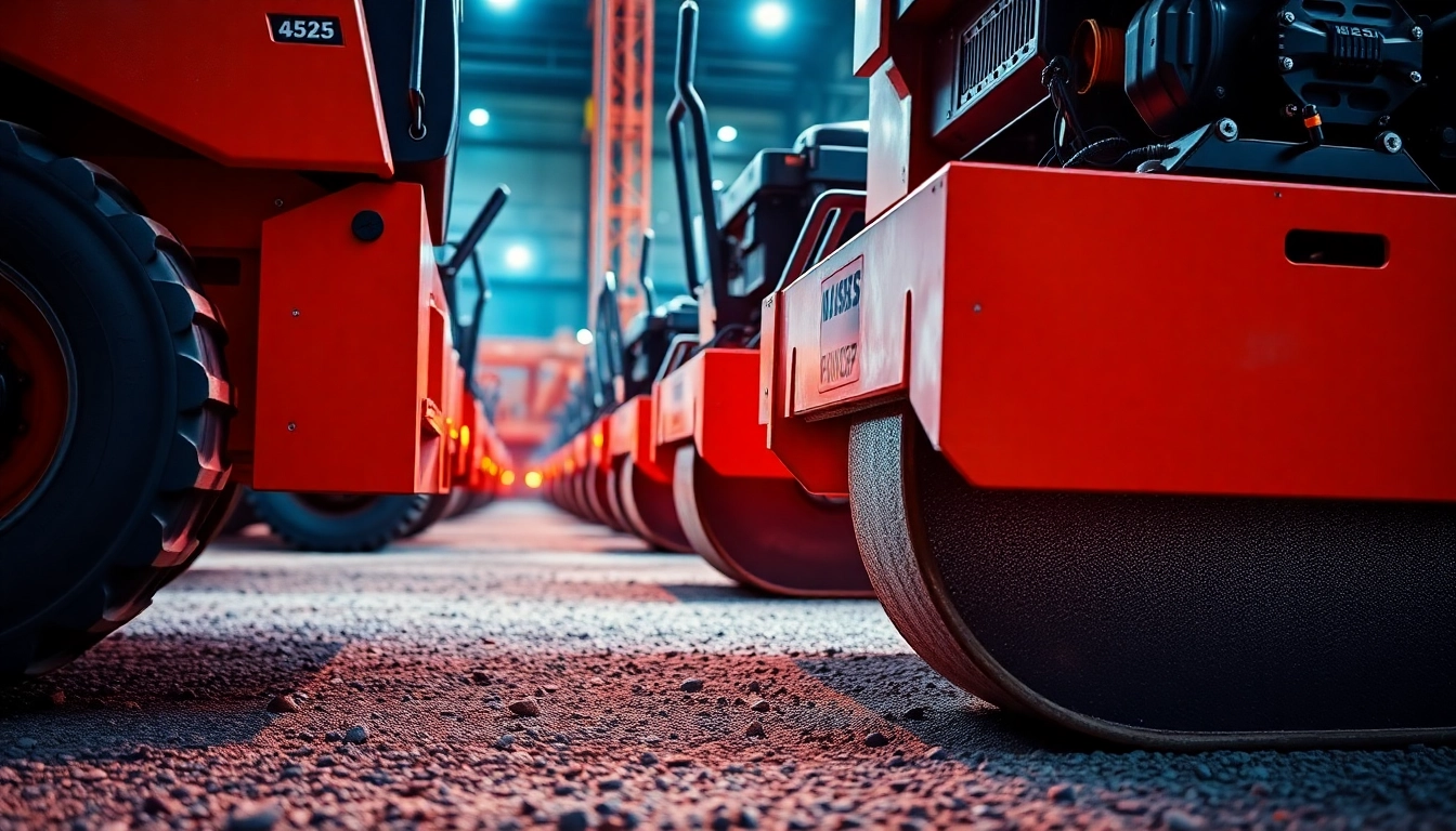 Efficient compactors rental solutions showcasing durable wacker plates in use for construction projects across the UK, ensuring stable foundations.