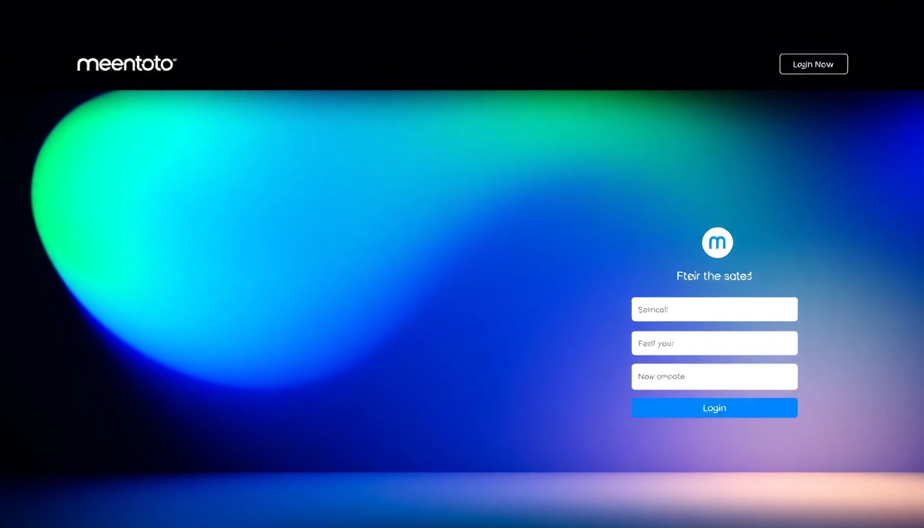 Clear mentoto login screen with a secure form, highlighting ease of access and user trust, in a clean, modern design.