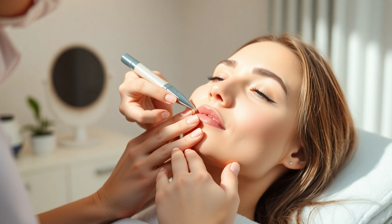 Fadenlifting Zürich: Experienced specialists performing minimally invasive facial lifting with PDO threads in a clinical setting.