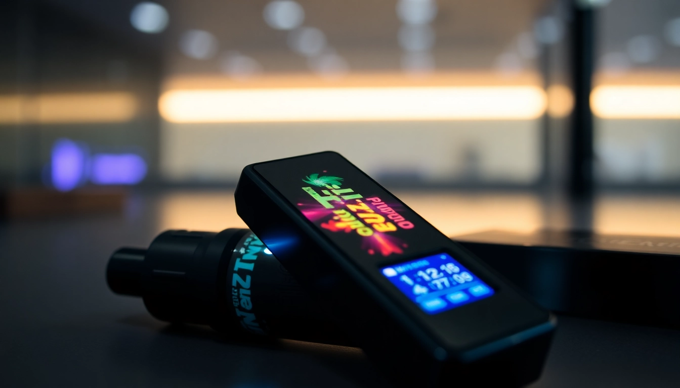 Hitz California disposable vape with bright LCD display and premium live resin vaporizer in use