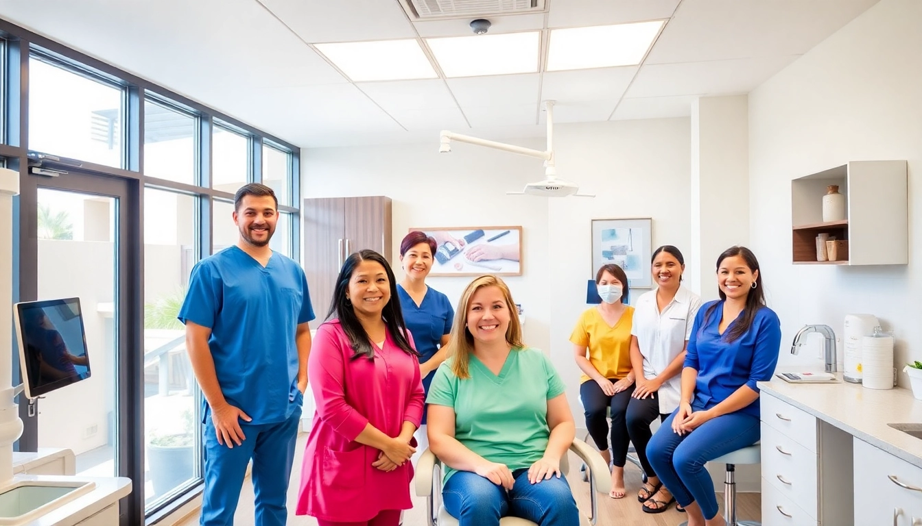 Ventura Bright Dental team providing friendly dental care in a modern, inviting clinic environment